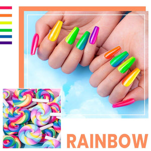 RARJSM ®Classic Color Gel Set |Neon Gel Polish Set| Set of 6 Dark Neon Colors| 7.5ml 6pcs