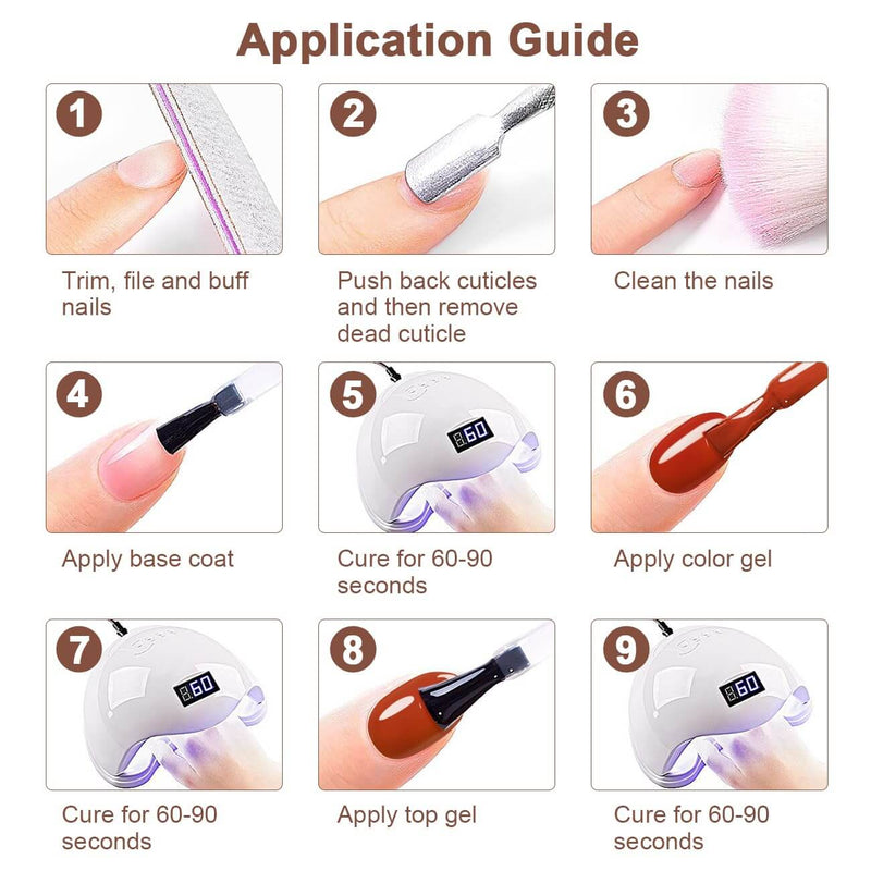 RARJSM ® Golden Thanksgiving Series Autumn and Winter Gel Nail Polish 6-Color Set | 7.5ml 6pcs