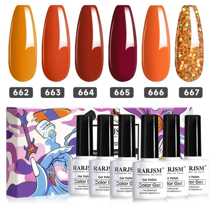 RARJSM ® Golden Thanksgiving Series Autumn and Winter Gel Nail Polish