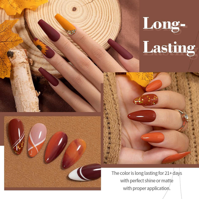 RARJSM ® Golden Thanksgiving Series Autumn and Winter Gel Nail Polish
