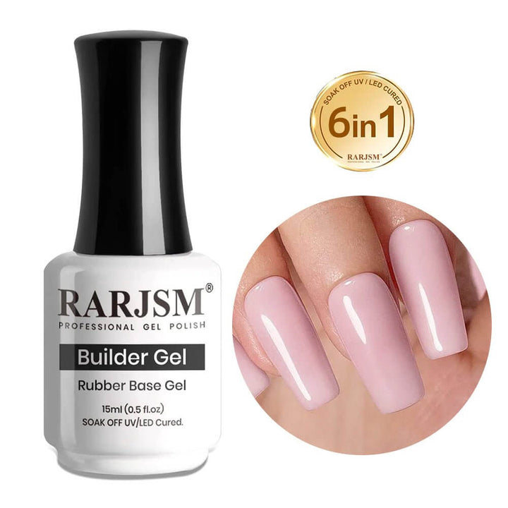 RARJSM ® Light Pink 6 IN 1 Builder Gel | 15ml #369