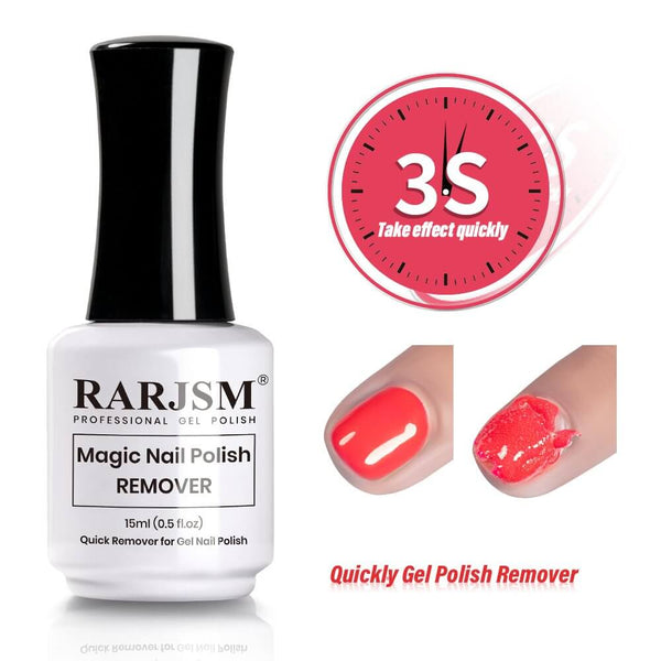 RARJSM ® Magic Nail Polish Remover | 3 mins Quickly Professional Nail Gel Polish Remover - RARJSM
