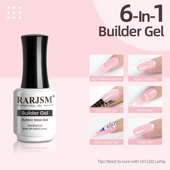 RARJSM ® Milky Pink 6 IN 1 Builder Gel | 15ml #277