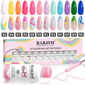 RARJSM ® Nail Art Gel Liner |Frühling-Sommer-Kollektion | 12-Farben-Pastellfarben-Nagellack-Set, 5 ml, 12 Stück
