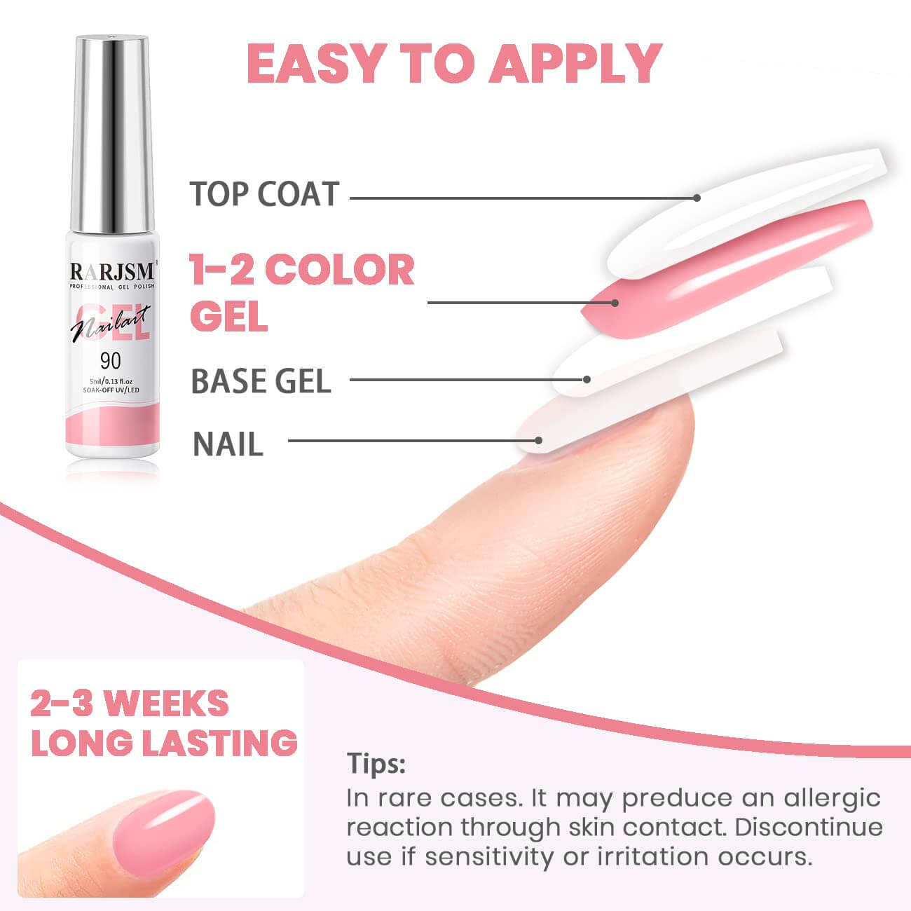 RARJSM ® Nail Art Gel Liner |Spring Summer collection | 12 Colors Pastel Color Painting Nail Gel Polish Set｜5ml 12pcs