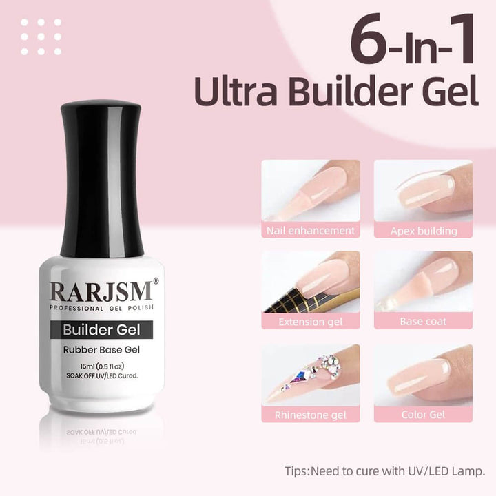 RARJSM ® Nude Pink 6 in 1 Builder Gel | 15ml #501