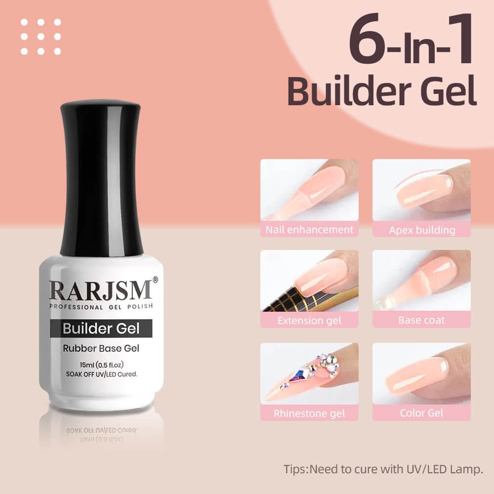 RARJSM ® Nude Rose 6 in 1 Builder Gel | 15ml #502