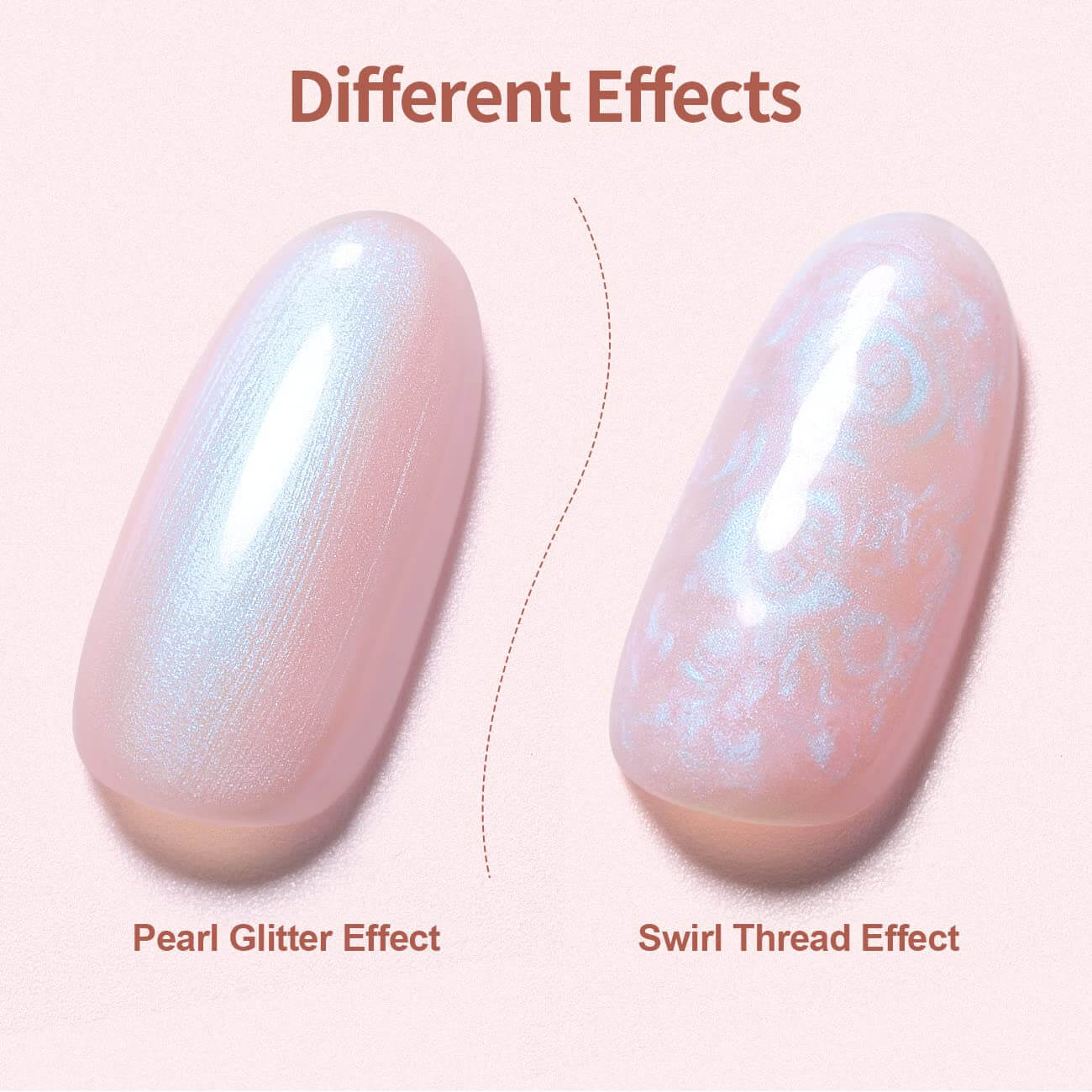 RARJSM ® Pearl Pink Shell Thread 6 in 1 Builder Gel |15ml #528