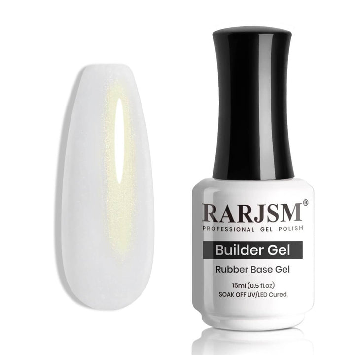 RARJSM ® Shell Thread Pearl White Gold 6 in 1 Builder Gel | 15ml