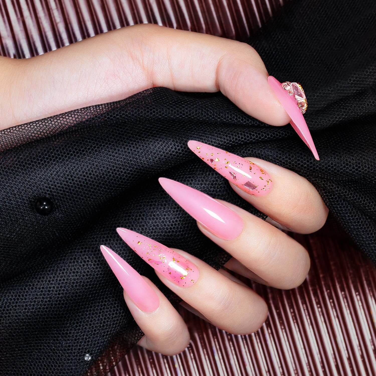 RARJSM ®Solid Builder Gel |Pink Purple Solid Building Extension Nail Gel | 15g