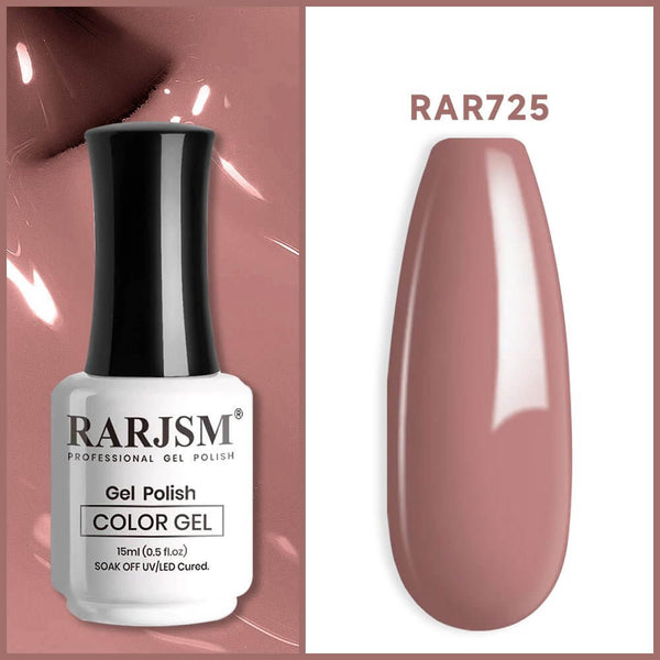 Rarjsm® brown gel nail polish soak off gel polish gel french polish