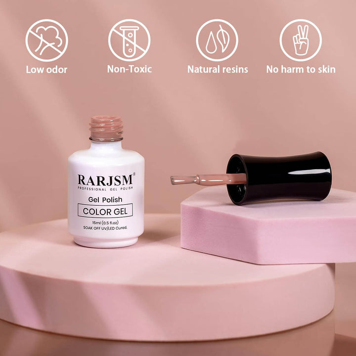 Rose Pink rarjsm Basic nail colors Classic nude Gel Nail Polish