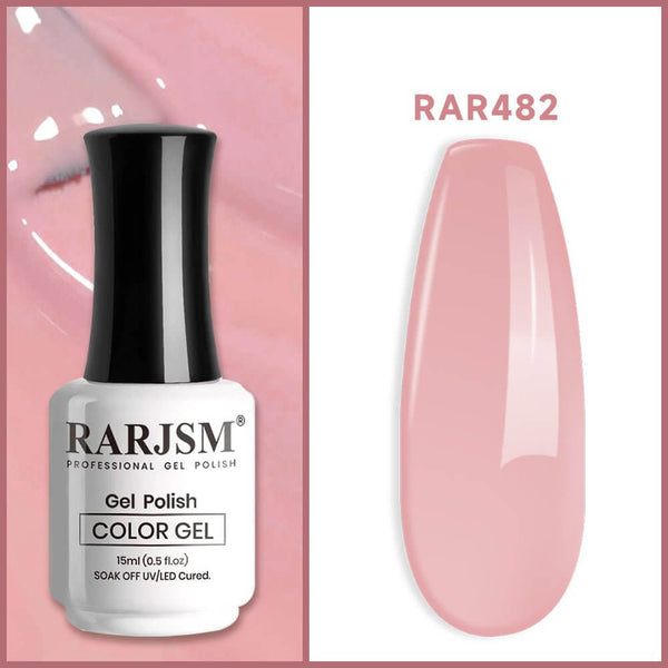 Rose Pink | RARJSM ®Classic Nude Pink Gel Nail Polish|15ml #482