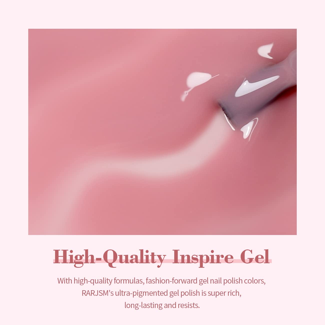 Rose Pink | RARJSM ®Classic Nude Pink Gel Nail Polish|15ml #482