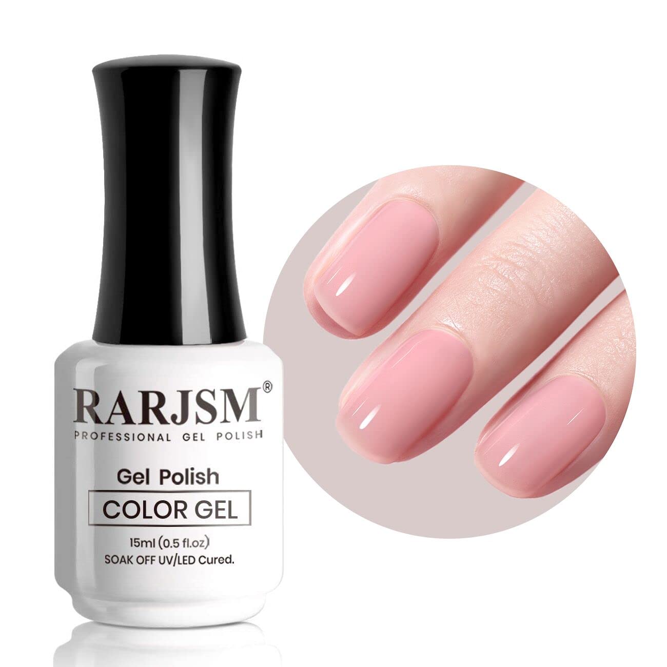 Rose Pink | RARJSM ®Classic Nude Pink Gel Nail Polish|15ml #482