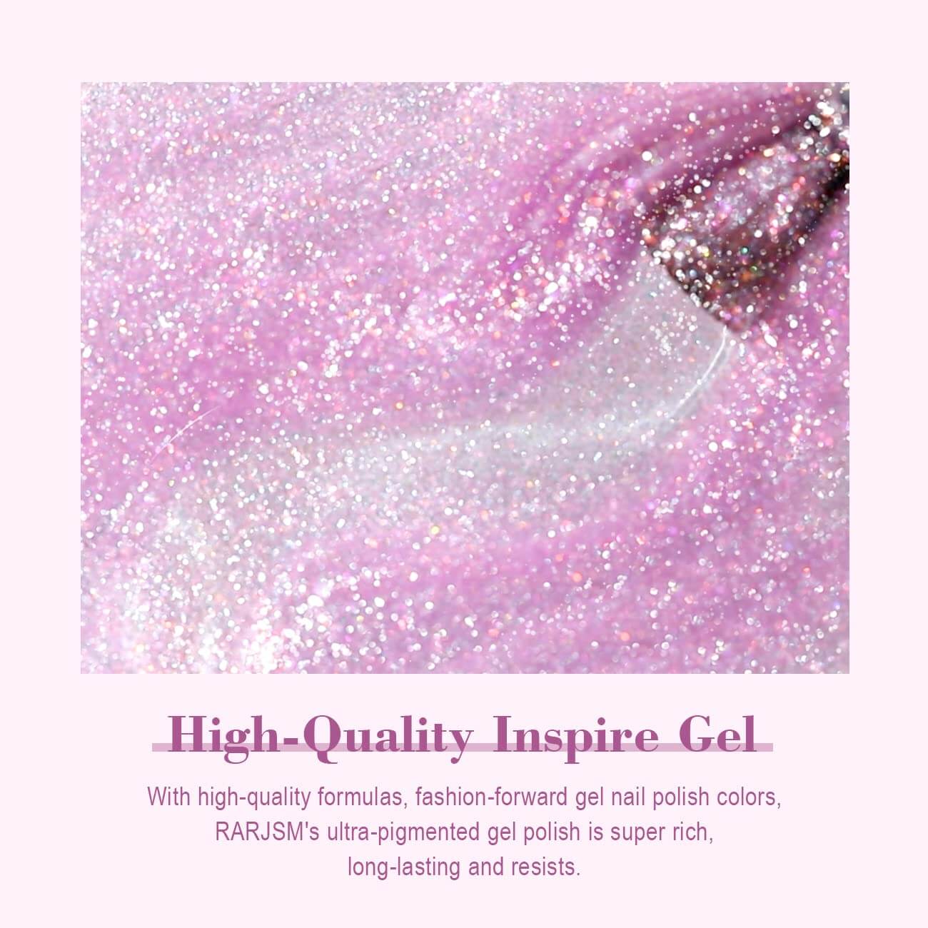 RARJSM ®Rose Red Aurora Velvet Cat Eye Gel Polish 15 ml