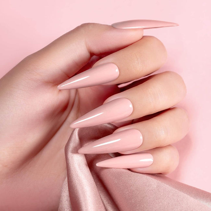 Sheer Pink Basic nail colors Classic nude Color Gel Nail Polish 15ml #722 - RARJSM