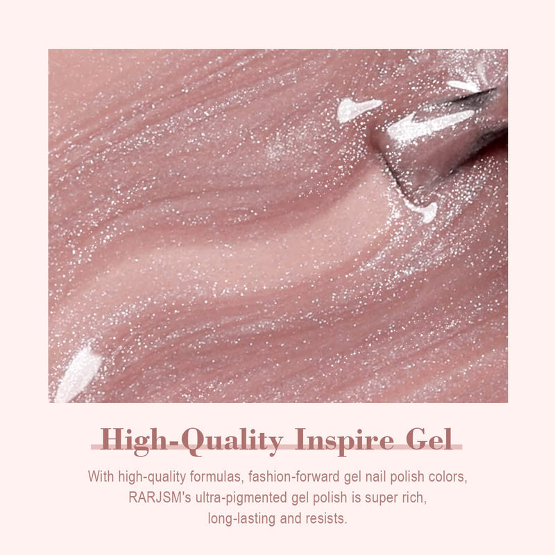 RARJSM ®Sheer Pink French Velvet Jelly Cat Eye Nail Gel Polish 15ml