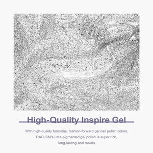 RARJSM ® Silver Shiny Metallic Diamond Glitter Gel Nail Polish