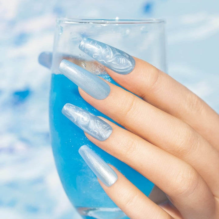 Sky Blue Thread pearl gel nail polish 7.5ml #108 - RARJSM