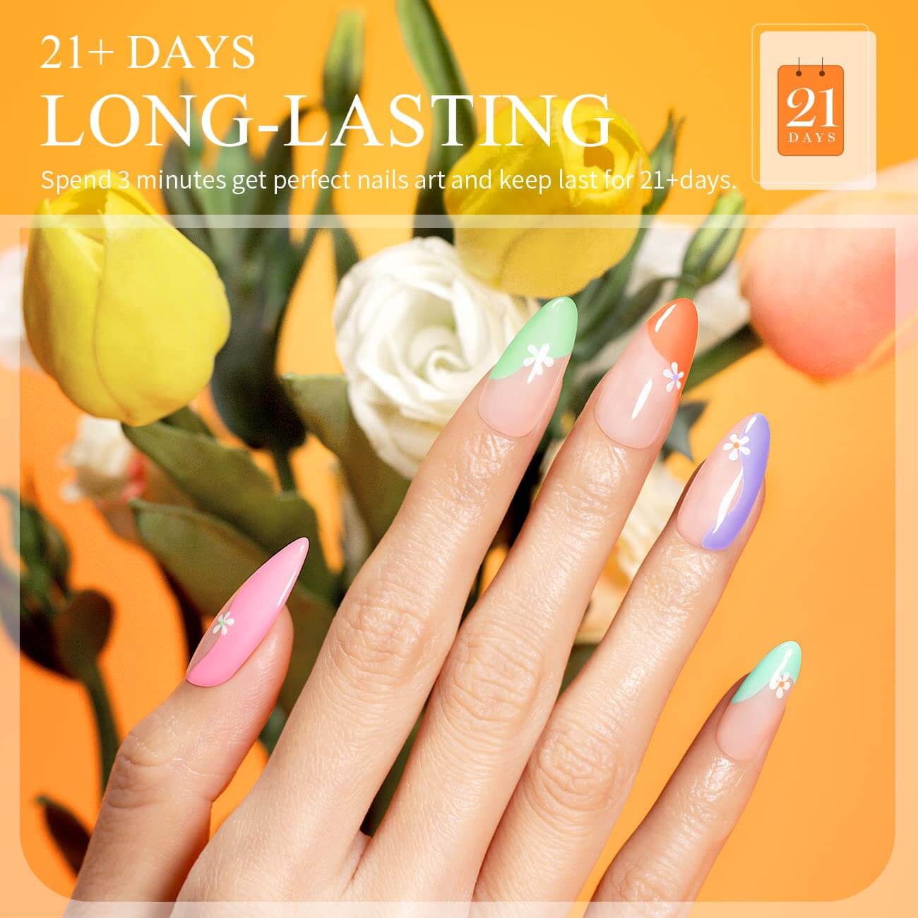 Spring-Summer Colors Collection | RARJSM ® 24 PCS Painting Nail Gel Polish Set | 5ml