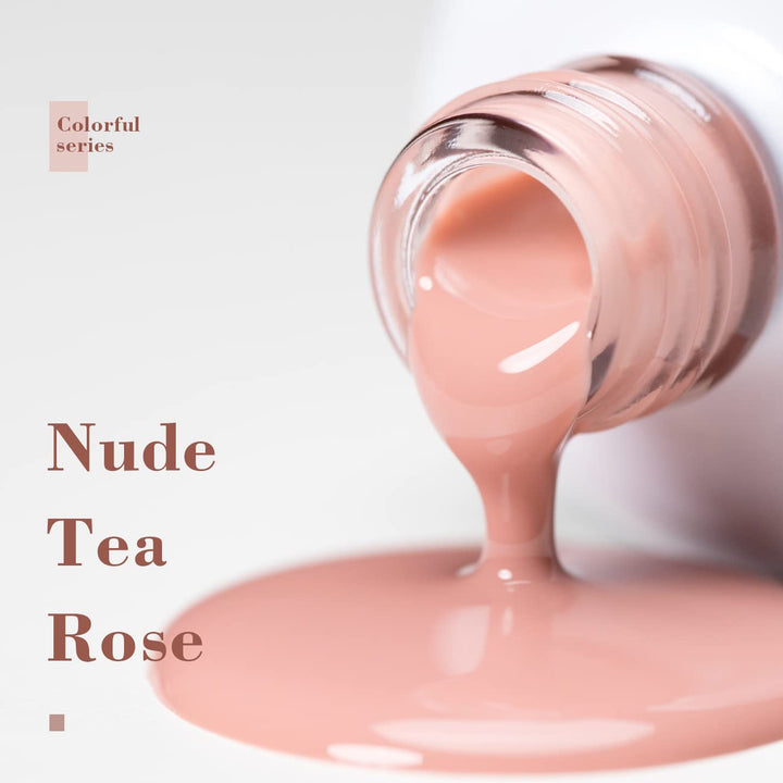 Tea Rose rarjsm Basic nail colors Classic nude Gel Nail Polish