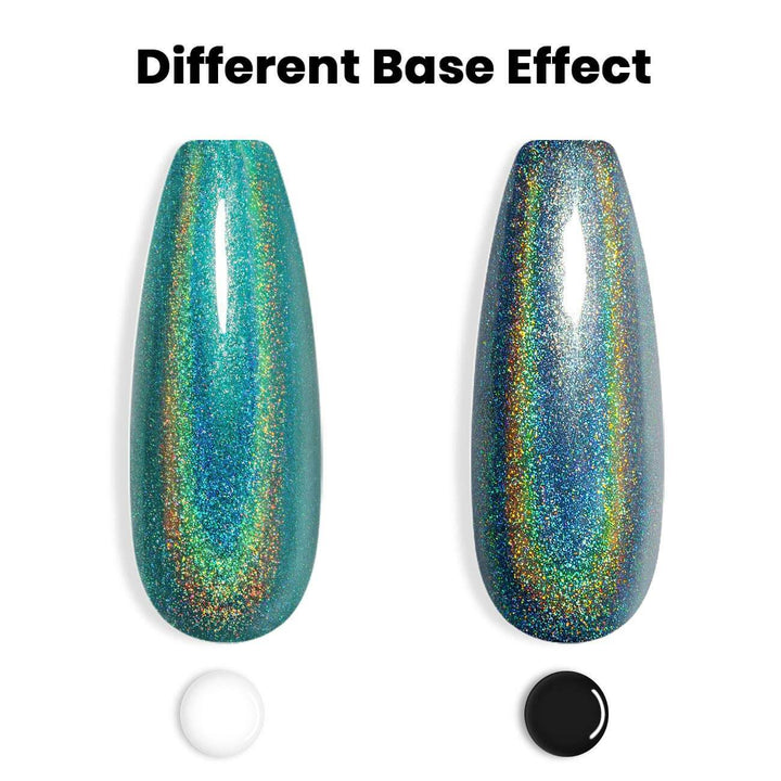 Turquoise Holographic Gel Nail Polish 7.5ml #77 - RARJSM