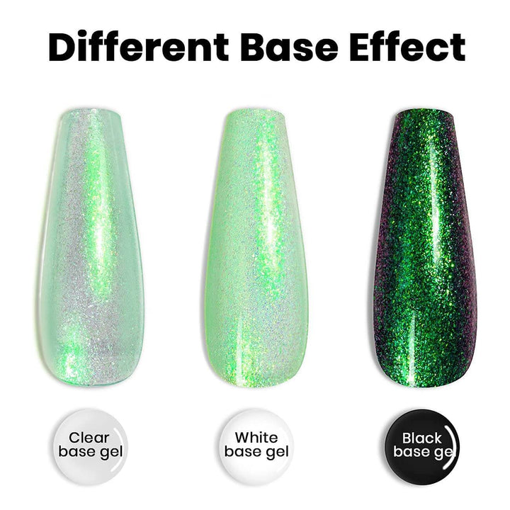Turquoise Sparkly Shiny | RARJSM ®Shell Glitter Gel Nail Polish | 7.5ml #121