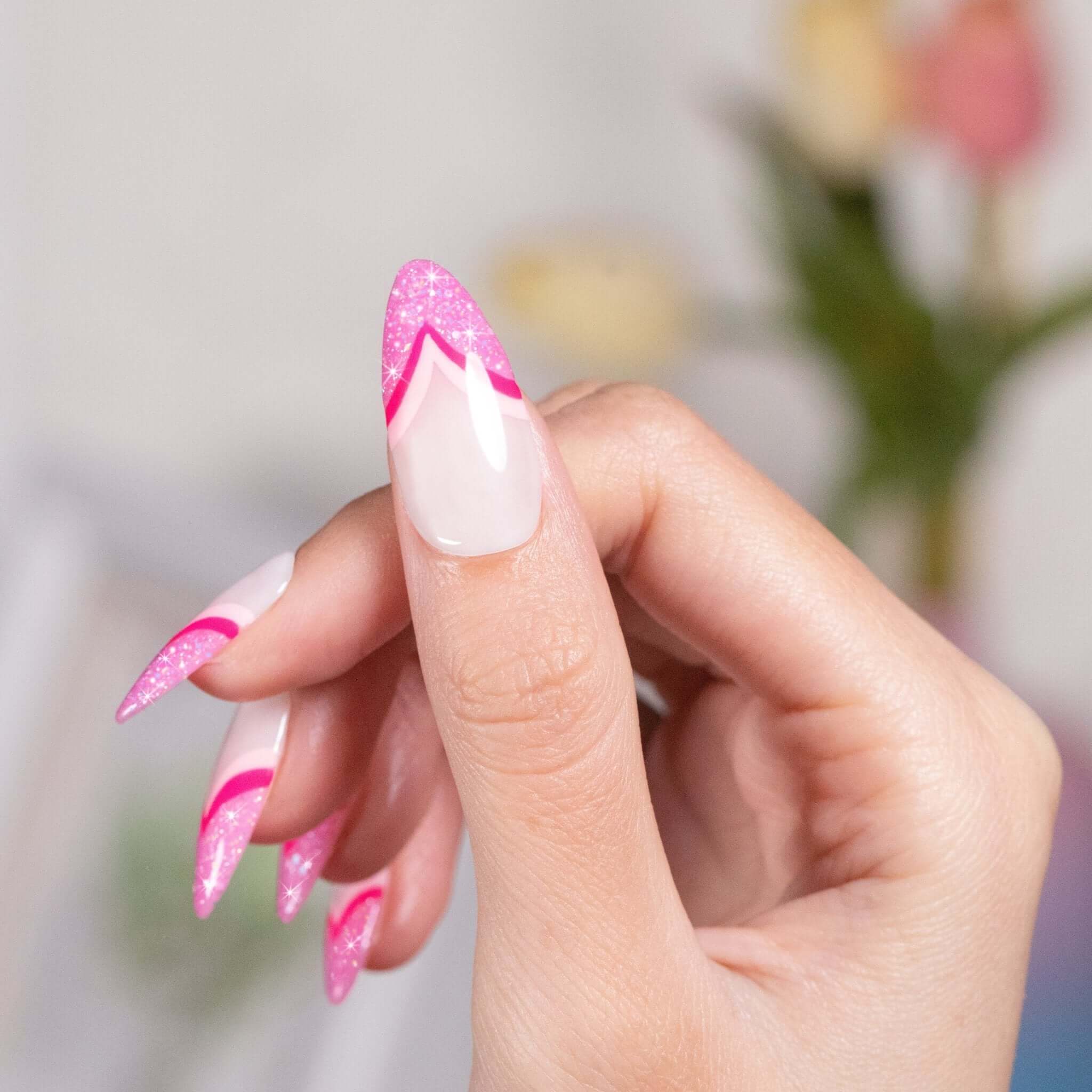 RARJSM ® Valentine's Day 6 Colors Barbie Pink Nail Gel Polish Set